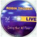 ROBIN TROWER Living Out Of Time: Live (Ruf Records – RUF 1111) Germany 2005 CD (Blues Rock, Hard Rock)